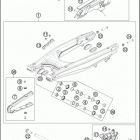 2016 690 ENDURO R CHASSIS Бугель