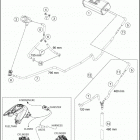 2016 1290 SUPERDUKE R ORANGE CHASSIS Ev aporative canister