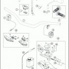 2016 500 EXC CHASSIS Руль