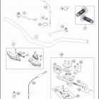 2016 300 XC-W CHASSIS Руль
