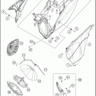 2016 200 XC-W CHASSIS Воздушный фильтр