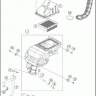 2016 RC 390 WHITE CHASSIS Воздушный фильтр