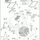 2016 1190 ADVENTURE GREY ENGINE Головка цилиндра передняя