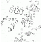 2016 1290 SUPERDUKE R ORANGE CHASSIS Воздушный фильтр