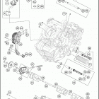 2019 1290 SUPER DUKE R BLACK ENGINE Масляная система