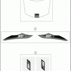 2016 300 XC-W CHASSIS Наклейки