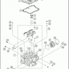 2016 350 EXC-F ENGINE Головка цилиндров