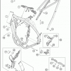 2016 250 XCF-W CHASSIS Рама