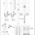 2016 1290 SUPER ADVENTURE CHASSIS Передняя вилка