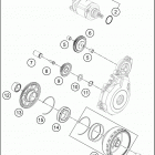 2016 350 XCF-W ENGINE Electro st arter