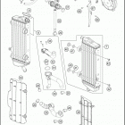 2016 350 XCF-W ENGINE Система охлаждения