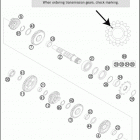 2016 200 XC-W ENGINE Трансмиссия 2-контрпривод