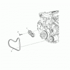 T17AAPF/AARF/AASF - 2017 SLINGSHOT ALL OPTIONS Engine, pulleys and belts  /  acc. drive - t17aapf...