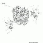 T17AAPF/AARF/AASF - 2017 SLINGSHOT ALL OPTIONS Engine, engine mounting - t17aapf  /  aarf  /  aas...