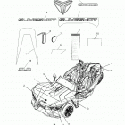 T19AAPF/AARF/AASF - 2019 SLINGSHOT ALL OPTIONS Body, decals, emblems, and reflectors (slr only) -...