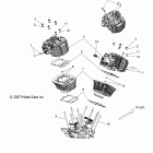V17XDAAA/XTAAA - CROSS COUNTRY/TOURING ALL OPTIONS Engine, cylinder and head - v17xdaaa  /  xtaaa all...
