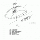 V17XDAAA/XTAAA - CROSS COUNTRY/TOURING ALL OPTIONS Body, saddlebag asm., lid - v17xdaaa  /  xtaaa all...