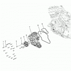 V17FTA/FTB - OCTANE ALL OPTIONS Engine, cover asm., stator  - v17fta  /  ftb all o...