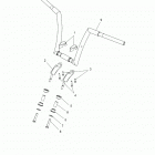 V17CWAAB/CWBAB - HIGH BALL ALL OPTIONS Steering, handlebar mounting - v17cwaab  /  cwbab ...