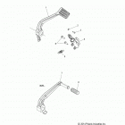 V16LB36/LW36 - GUNNER ALL OPTIONS Brakes, brake pedal and rear master cylinder - v16...