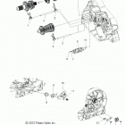 V16LB36/LW36 - GUNNER ALL OPTIONS Drive train, shift forks and drum - v16lb36  /  lw...