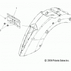 V17XDAAA/XTAAA - CROSS COUNTRY/TOURING ALL OPTIONS Chassis, license plate mounting - v17xdaaa  /  xta...
