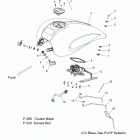 V17CVBAB - VEGAS ALL OPTIONS Body, fuel tank asm. - v17cvbab all options (80007...