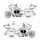 V17XDAAA/XTAAA - CROSS COUNTRY/TOURING ALL OPTIONS Body, decals - v17xdaaa  /  xtaaa all options (800...
