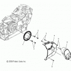 V17VTAAV - VISION ALL OPTIONS Drive train, reverse drive sprocket and drive moun...