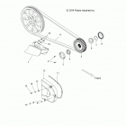 V17XDAAA/XTAAA - CROSS COUNTRY/TOURING ALL OPTIONS Drive train, drive sprocket, belt, cover and guard...