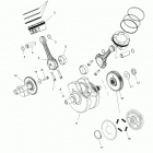 V17FTA/FTB - OCTANE ALL OPTIONS Engine, piston and crankshaft - v17fta  /  ftb all...