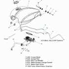 V17XDAAA/XTAAA - CROSS COUNTRY/TOURING ALL OPTIONS Fuel system, fuel tank - v17xdaaa  /  xtaaa all op...