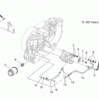 V16LB36/LW36 - GUNNER ALL OPTIONS Engine, oil pump mounting and dipstick - v16lb36  ...