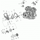 V17FTA/FTB - OCTANE ALL OPTIONS Engine, cam chain and sprockets - v17fta  /  ftb a...