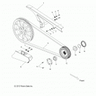 V17CJAABEM - JUDGE INTL Drive train, drive sprocket, belt and guards - v17...