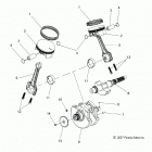 V16LB36/LW36 - GUNNER ALL OPTIONS Engine, crankshaft and piston - v16lb36  /  lw36 a...