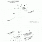 V17XDAAA/XTAAA - CROSS COUNTRY/TOURING ALL OPTIONS Chassis, floorboard, driver - v17xdaaa  /  xtaaa a...