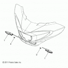 V17XDAAA/XTAAA - CROSS COUNTRY/TOURING ALL OPTIONS Electrical, turn signal, front - v17xdaaa  /  xtaa...