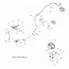 V17XDAAA/XTAAA - CROSS COUNTRY/TOURING ALL OPTIONS Brakes, brake line, rear, abs - v17xdaaa  /  xtaaa...