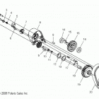 V17VTAAV - VISION ALL OPTIONS Drive train, reverse drive asm., upper (apla) - v1...