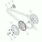 V16EZBRRBB/CB - EMPULSE TT Final drive, chain and sprockets - v16ezbrrbb  /  ...