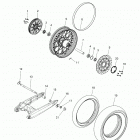 V15WB36/WW36 - HIGHBALL ALL OPTIONS Wheels, rear (laced) - v15wb36  /  ww36 all option...