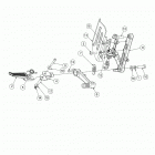 V16EZBRRBB/CB - EMPULSE TT Chassis and body, rh footpeg  /  brake lever asm. ...
