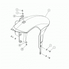 V16EZBRRBB/CB - EMPULSE TT Chassis and body, front fender - v16ezbrrbb  /  cb...