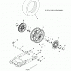 V16DB/DW/TW36 - CROSS COUNTRY/TOURING ALL OPTIONS Wheels, rear, cast - v16db  /  dw  /  tw36 all opt...