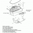V15CW/DB/DW/TW36 - CROSS COUNTRY/TOURING ALL OPTIONS Body, saddlebag asm., bin - v15cw  /  db  /  dw  /...