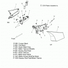V15CW/DB/DW/TW36 - CROSS COUNTRY/TOURING ALL OPTIONS Body, side cover - v15cw  /  db  /  dw  /  tw36 al...