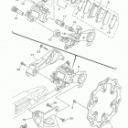 YZ250  (YZ250K2) Задний суппорт