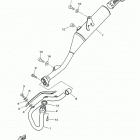 TTR230  (TTR230M) Выхлопная система