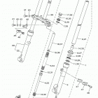 TTR110E (TTR110EL) Передняя вилка